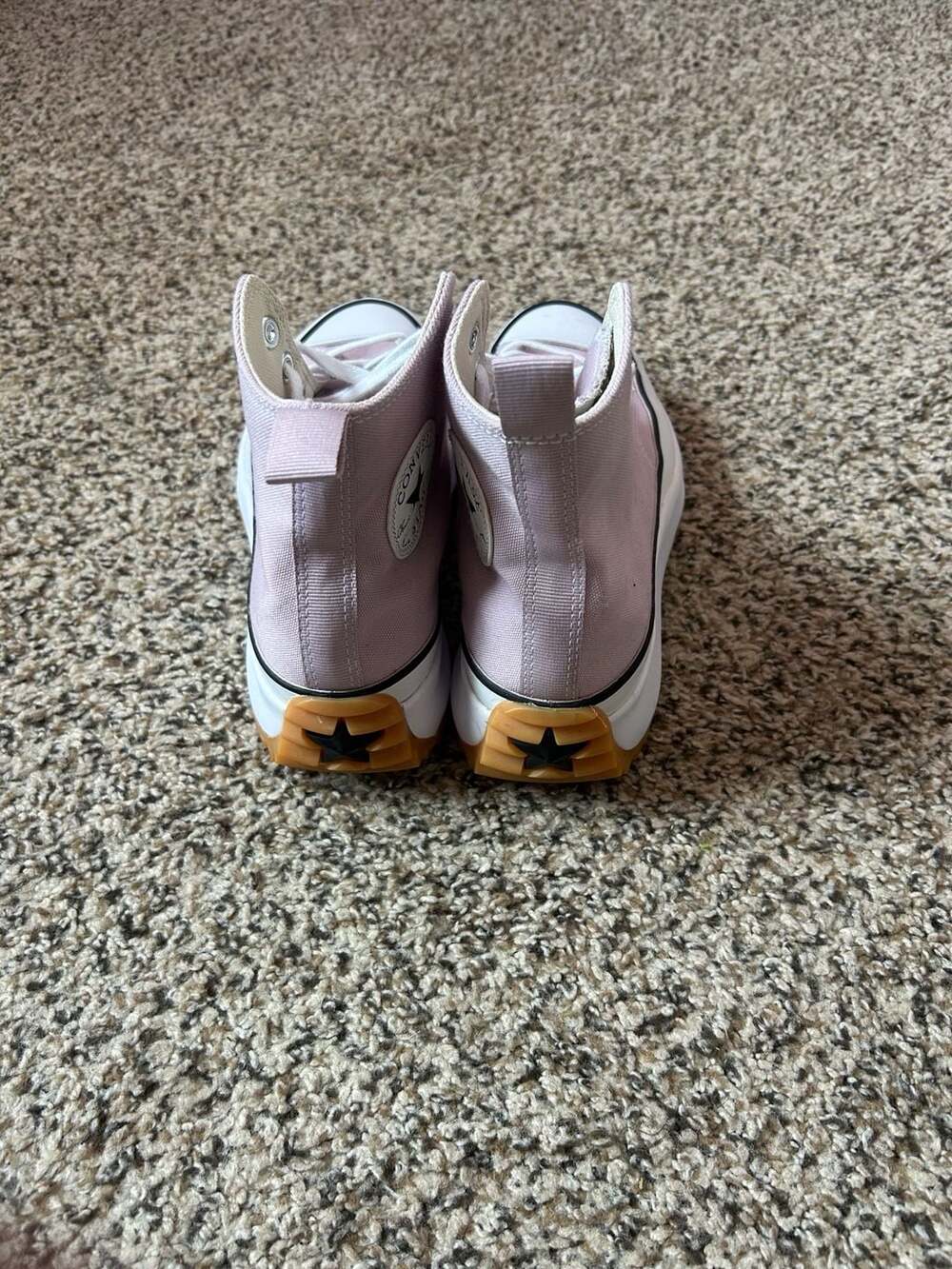 Converse Run Star Hike High Himalayan Salt Pink Platform Sneakers - Picture 4 of 7